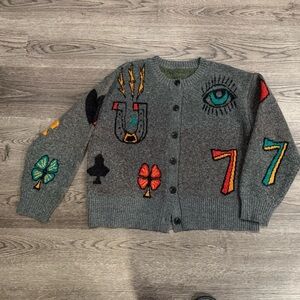 Thick and unique cardigan